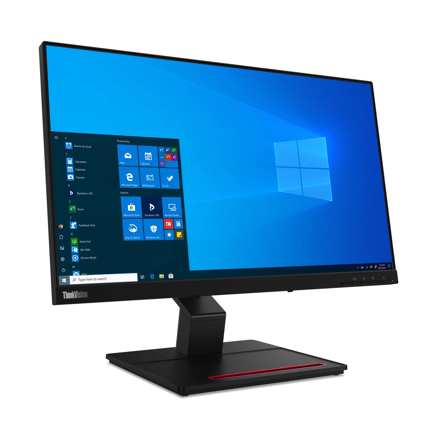 Monitor Lenovo ThinkVision T24t-20 23.8" FHD IPS Touch USB-C 90W - Imagem 2