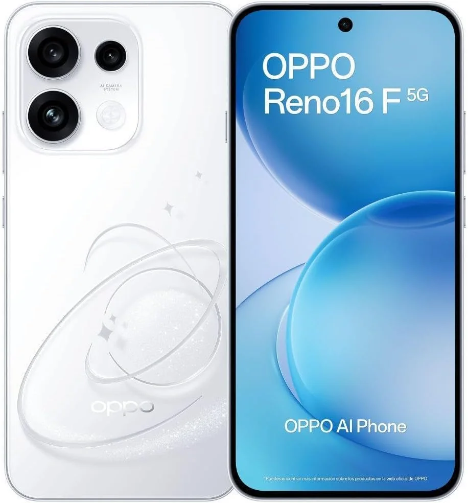 Smartphone OPPO Reno16 F 5G 256GB 8GB Branco