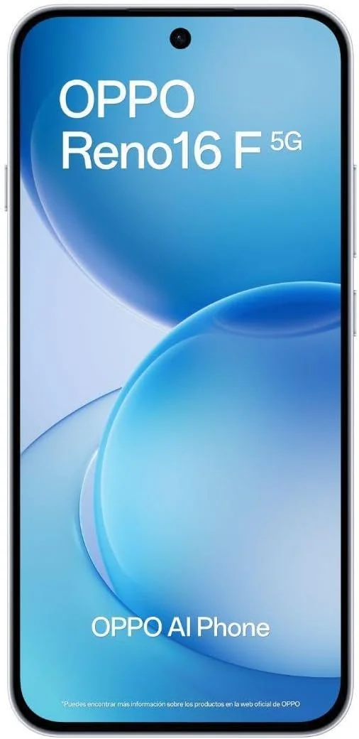 Smartphone OPPO Reno16 F 5G 256GB 8GB Branco - Imagem 2