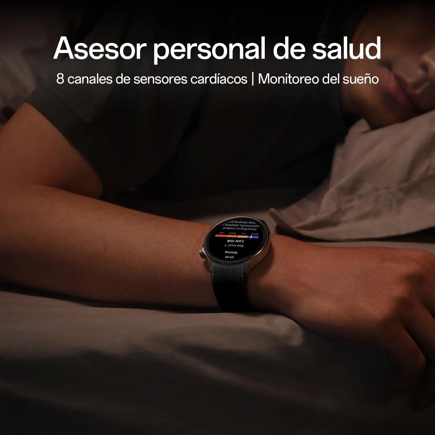 Smartwatch OPPO Watch X 47mm AMOLED 1.43" Wear OS Aço Inoxidável Safira IP68 5ATM GPS NFC Preto - Imagem 7