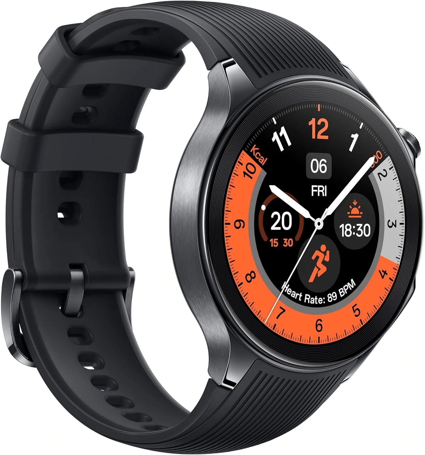 Smartwatch OPPO Watch X 47mm AMOLED 1.43" Wear OS Aço Inoxidável Safira IP68 5ATM GPS NFC Preto - Imagem 1