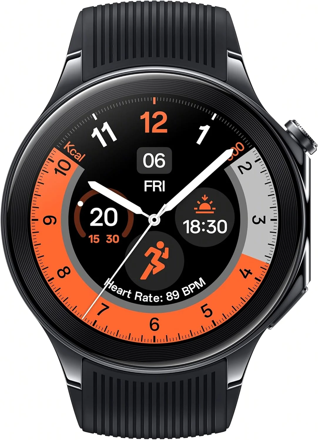 Smartwatch OPPO Watch X 47mm AMOLED 1.43" Wear OS Aço Inoxidável Safira IP68 5ATM GPS NFC Preto - Imagem 8