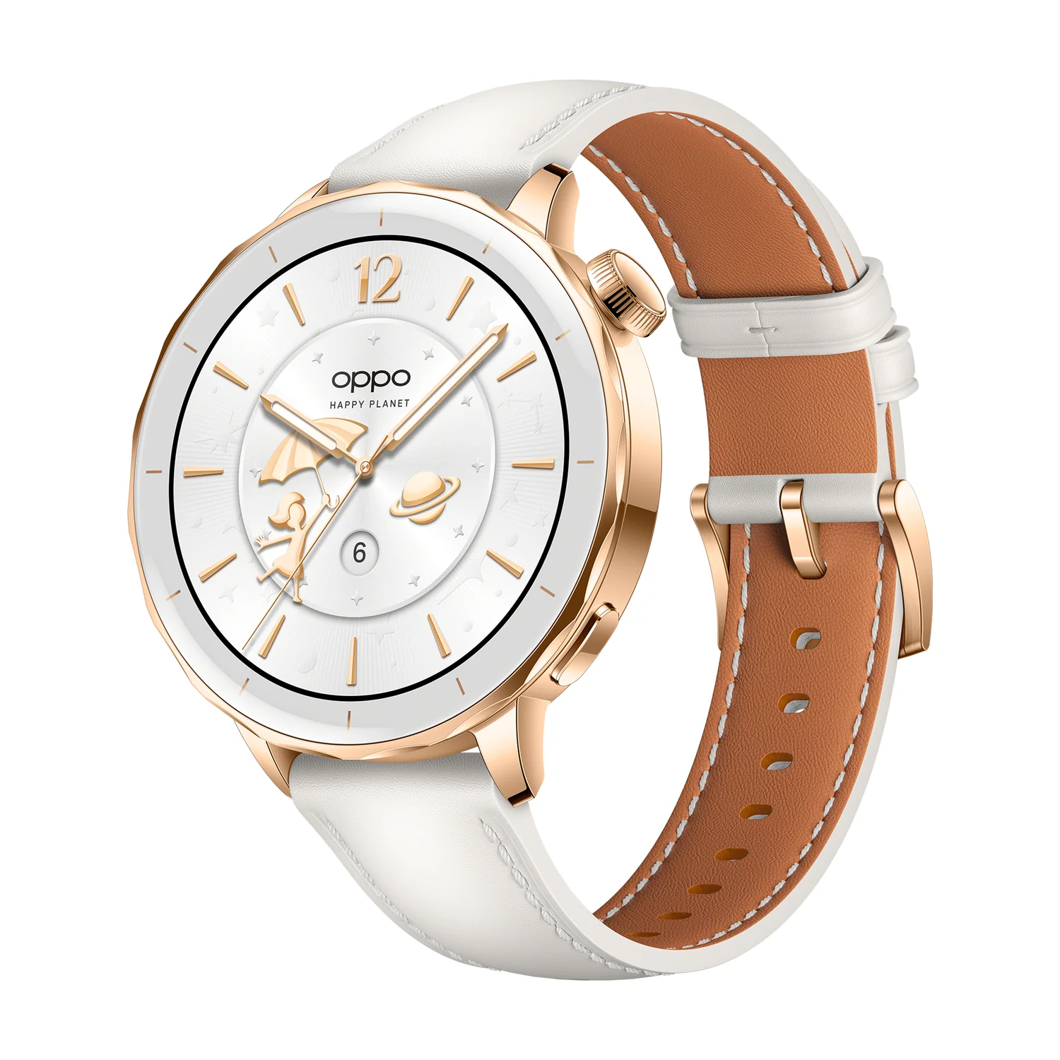 Smartwatch OPPO Watch X2 Mini 43mm AMOLED Wear OS Dourado - Glimmer Gold - Imagem 2
