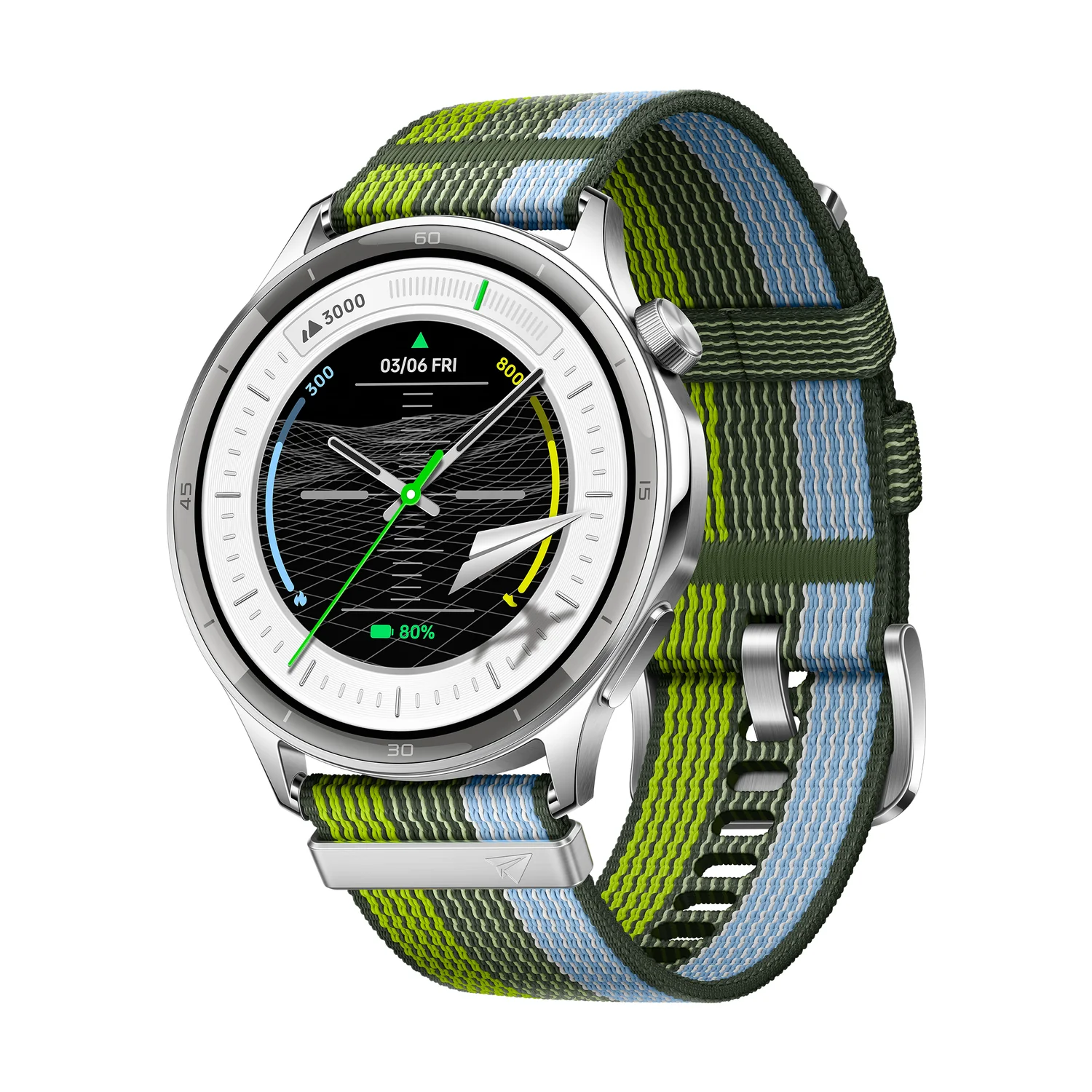 Smartwatch OPPO Watch S 45mm AMOLED 1.46" GPS Wi-Fi NFC Prateado