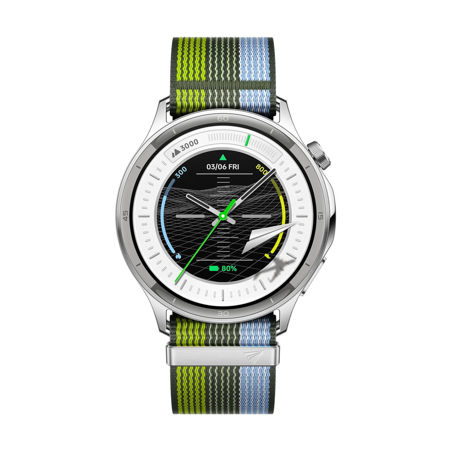Smartwatch OPPO Watch S 45mm AMOLED 1.46" GPS Wi-Fi NFC Prateado - Imagem 2