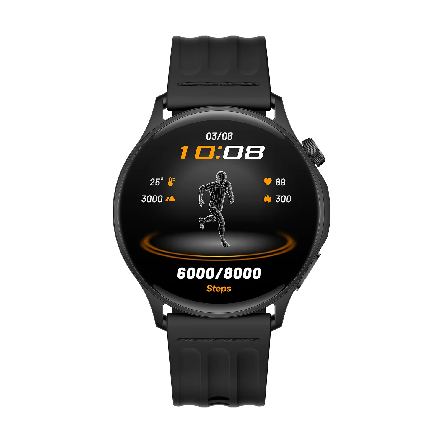 Smartwatch OPPO Watch S 45mm AMOLED 1.46" GPS Wi-Fi Preto Phantom - Imagem 2