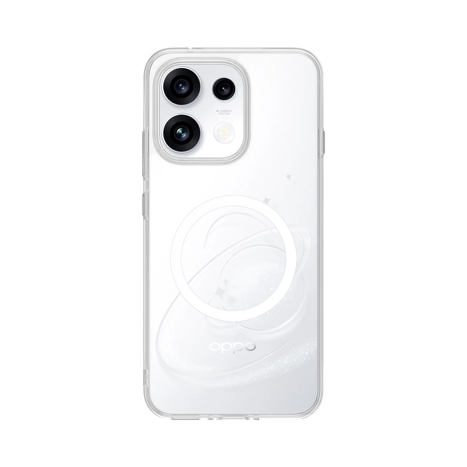 Capa para Telemóvel OPPO Reno16 F/FS Magnética Transparente com Carregamento Wireless - Imagem 2
