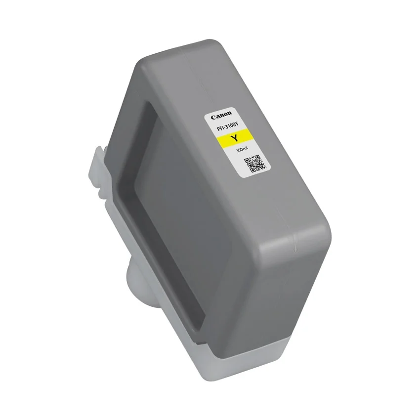 Tinteiro Canon PFI-3100 Amarelo 160 ml Original para Plotters Canon - Imagem 1