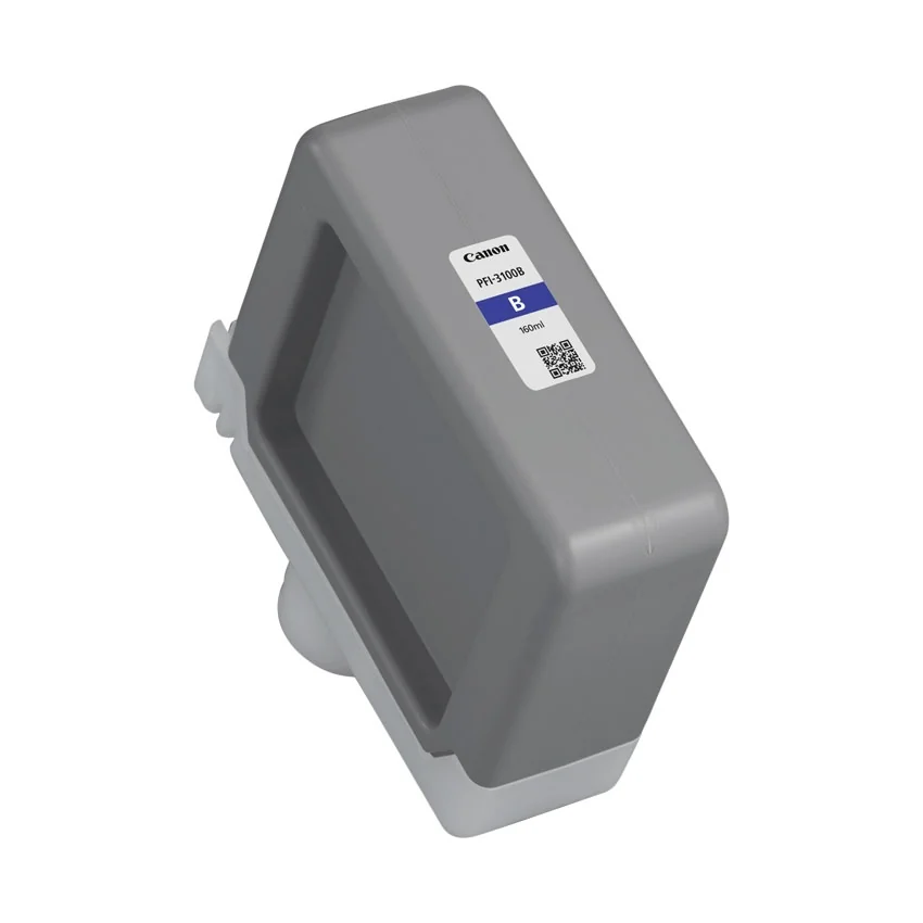 Tinteiro Canon PFI-3100 Azul 160 ml Original para Plotters imagePROGRAF - Imagem 1