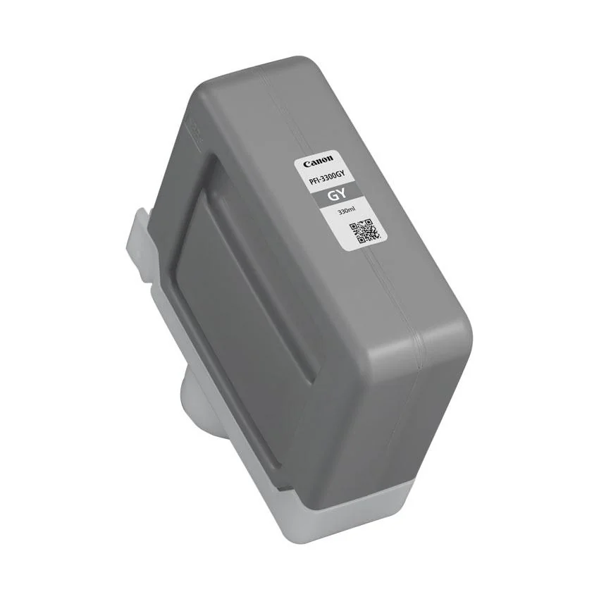 Tinteiro Canon PFI-3300 Cinzento 330ml Original para imagePROGRAF PRO-2600/4600/6600