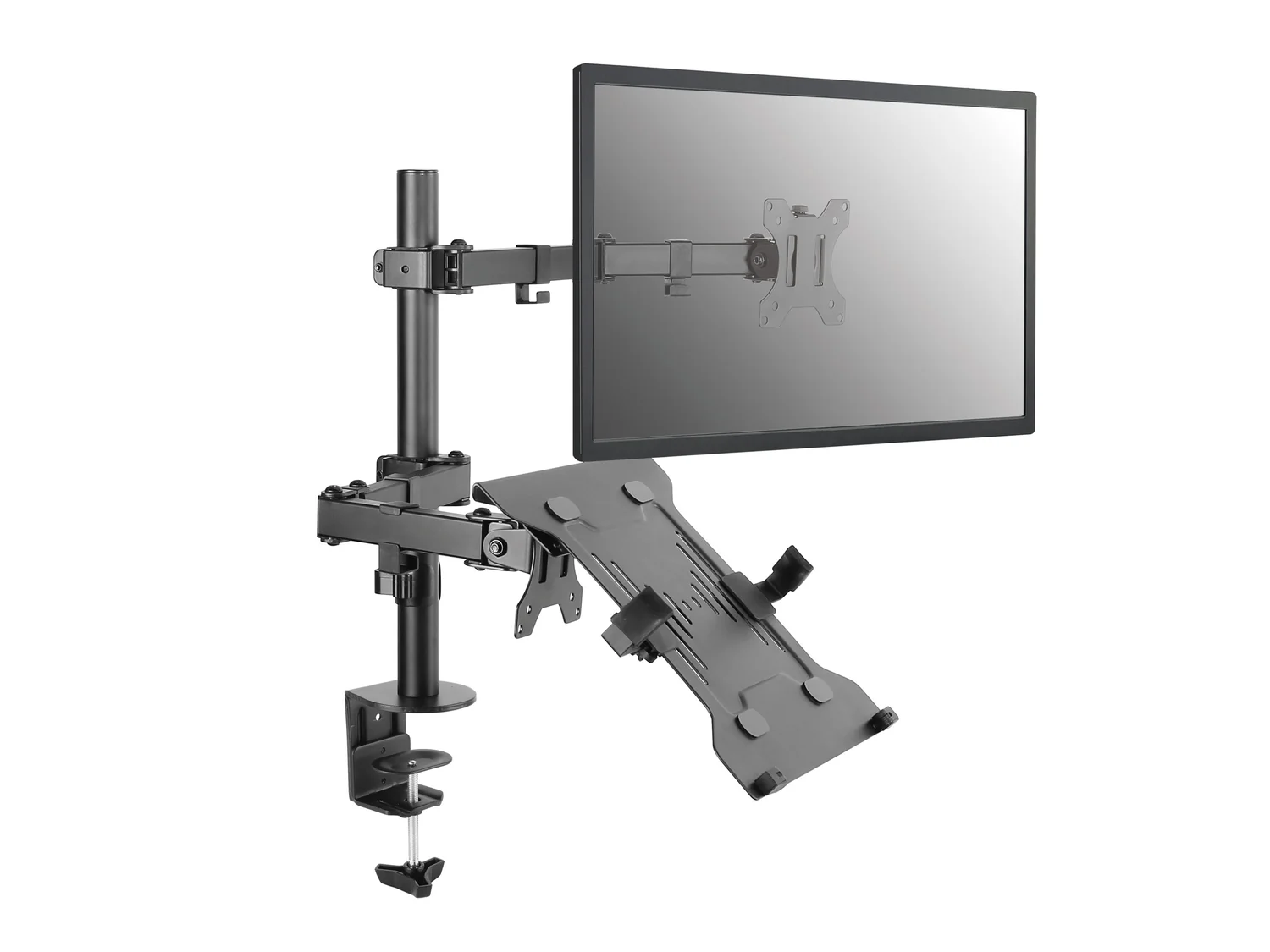Suporte de Secretária Duplo para Monitor 13"-32" e Portátil Braço Articulado Equip 650119 - Imagem 2