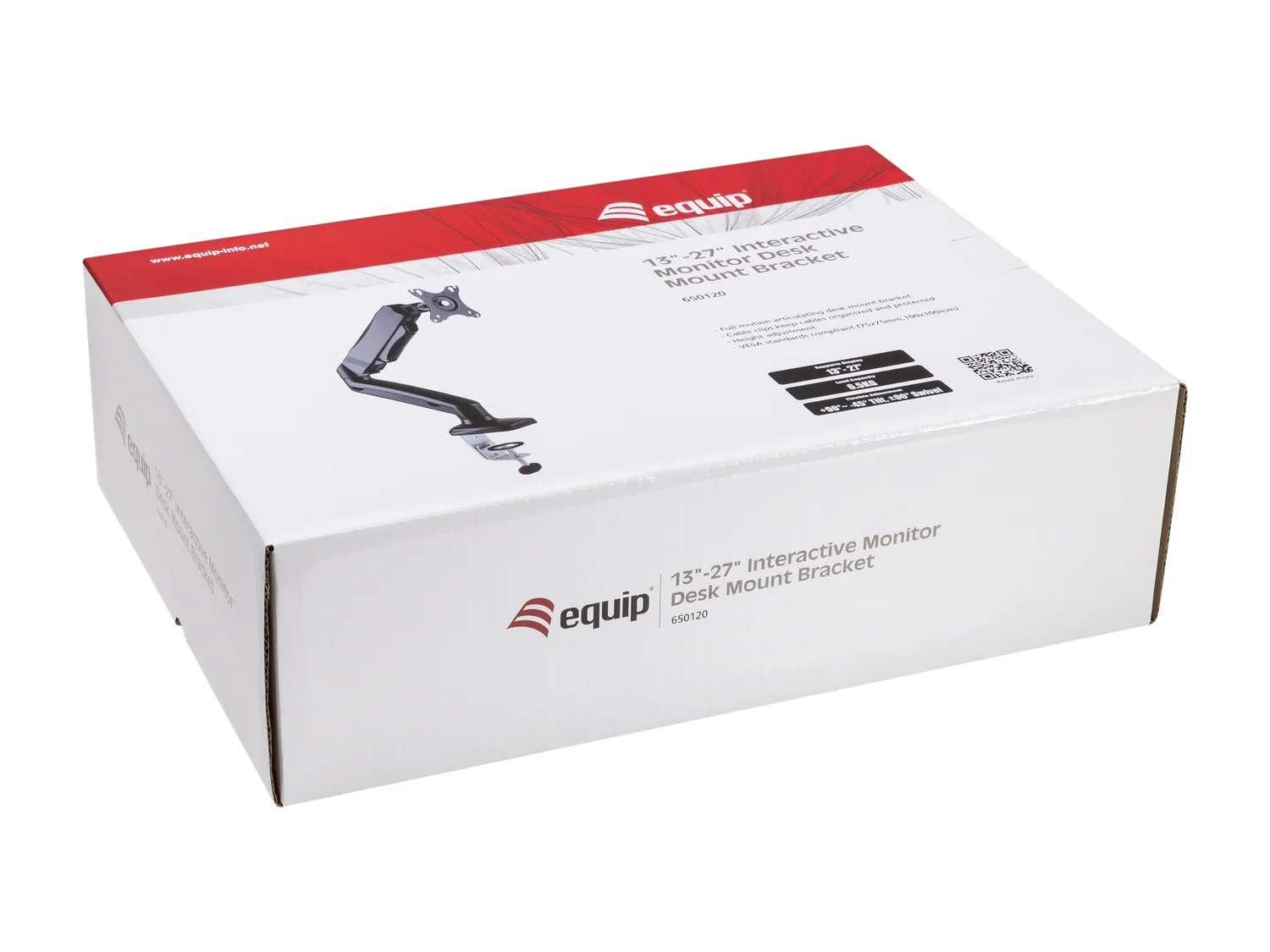 Suporte de Mesa para Monitor Equip 650120 Articulado com Mola a Gás 17"-32" - Imagem 5