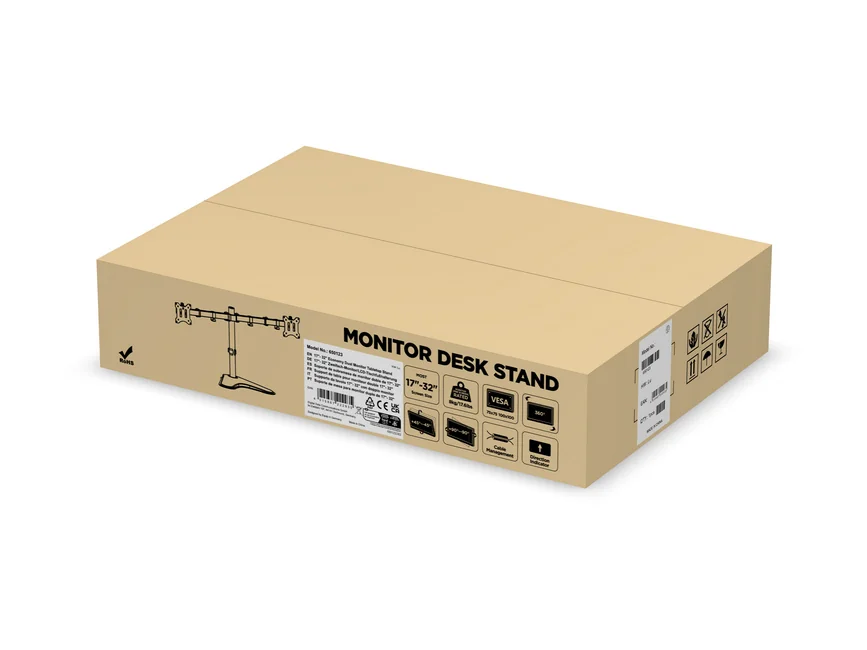 Suporte de Secretária para Dois Monitores 17"-32" com Mola a Gás Equip 650123 - Imagem 7