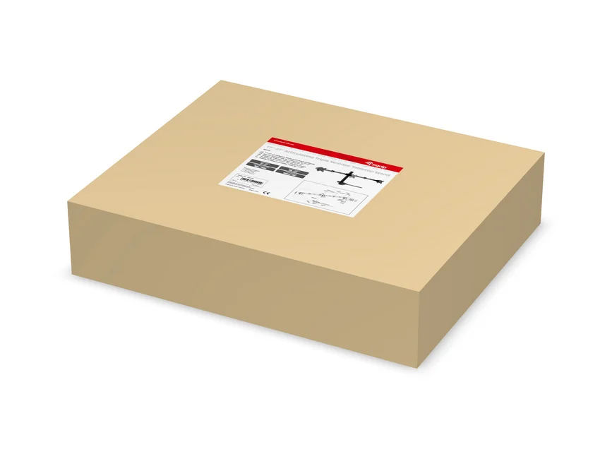 Suporte de Monitor Triplo Articulado para Secretária 17"-27" com Mola a Gás – Equip - Imagem 6