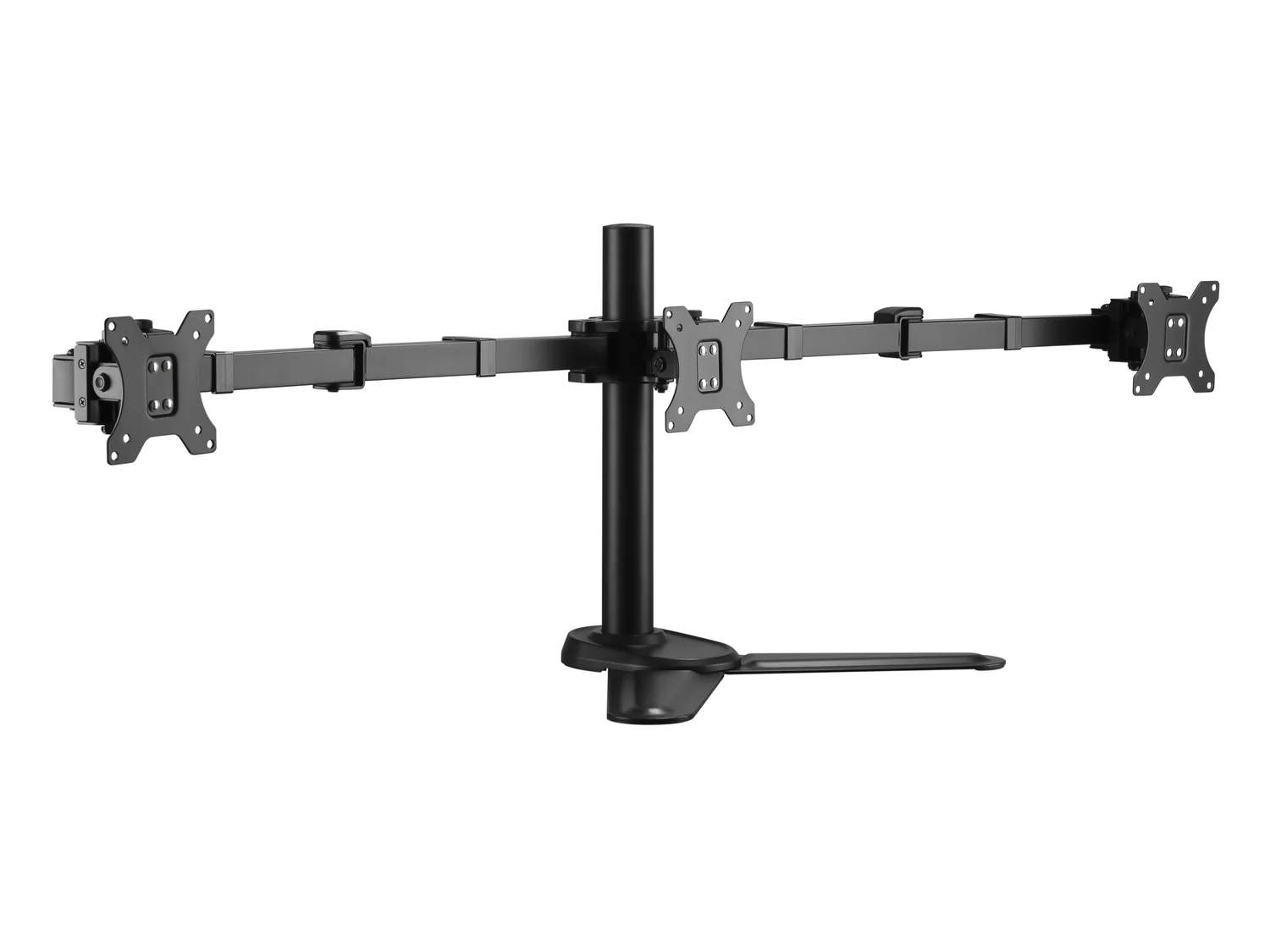 Suporte de Monitor Triplo Articulado para Secretária 17"-27" com Mola a Gás – Equip - Imagem 1