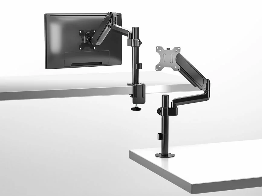 Suporte de Monitor com Mola a Gás para Secretária 17"-32" Articulado em Alumínio – Equip - Imagem 4