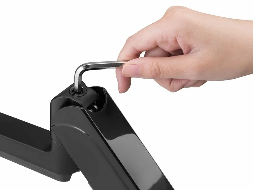 Suporte de Monitor com Mola a Gás para Secretária 17"-32" Articulado em Alumínio – Equip - Imagem 3