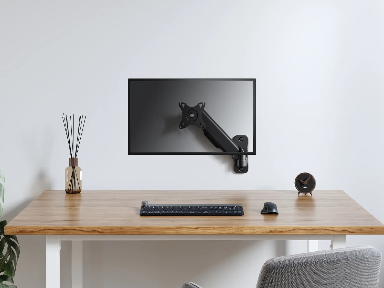 Suporte de parede para monitor Equip 17"-32" mola a gás braço 290 mm VESA 100x100 9 kg - Imagem 9