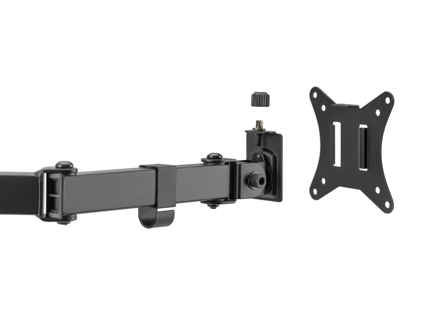Suporte de Monitor Duplo Articulado para Secretária 17"-32" com Rotação 360° – Equip - Imagem 6