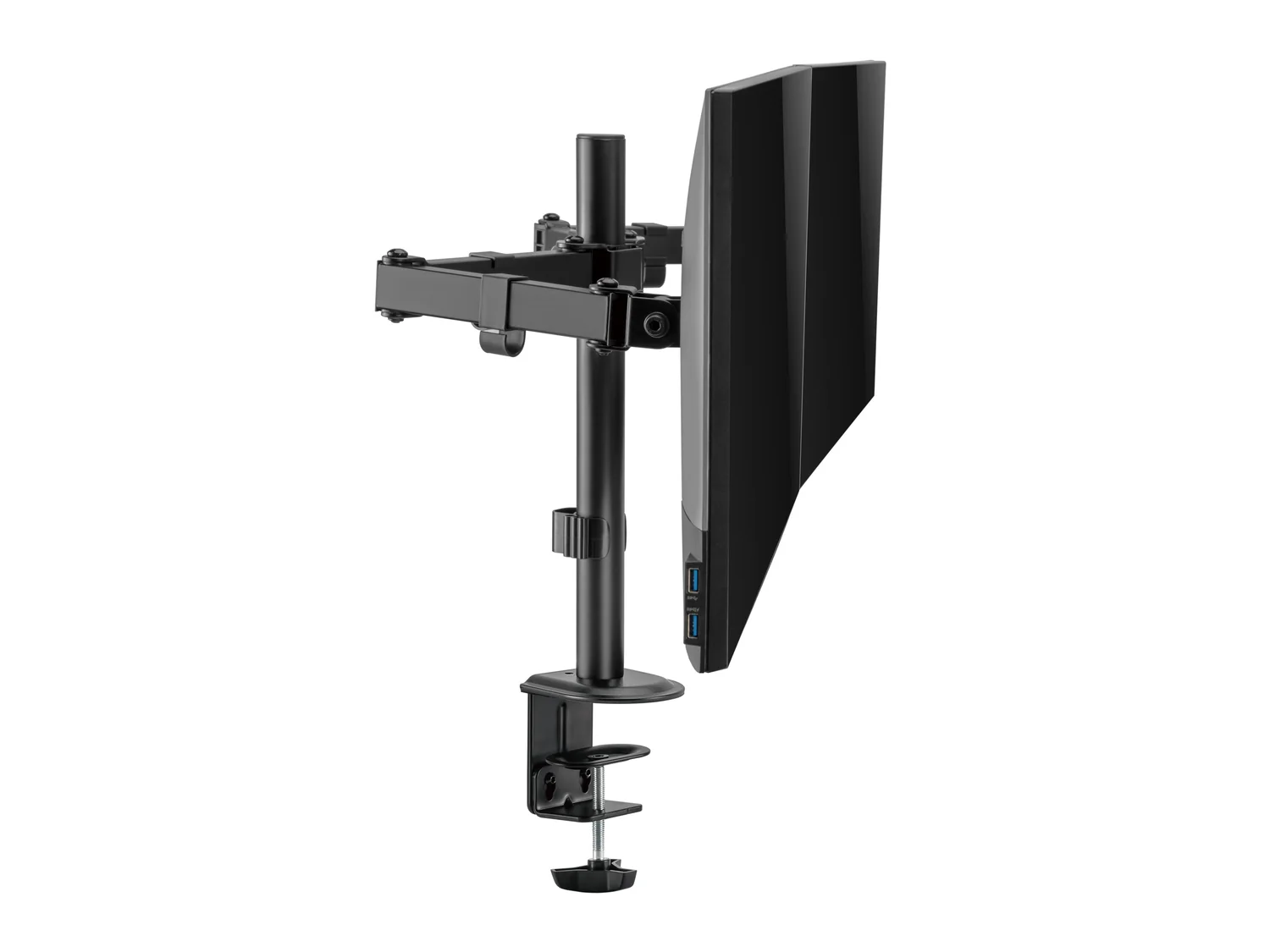 Suporte de Monitor Duplo Articulado para Secretária 17"-32" com Rotação 360° – Equip - Imagem 4