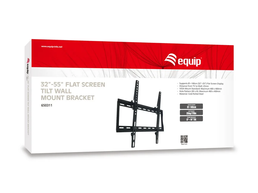 Suporte de Parede para TV Equip 650311 Inclinável 32"-55" até 35kg - Imagem 5