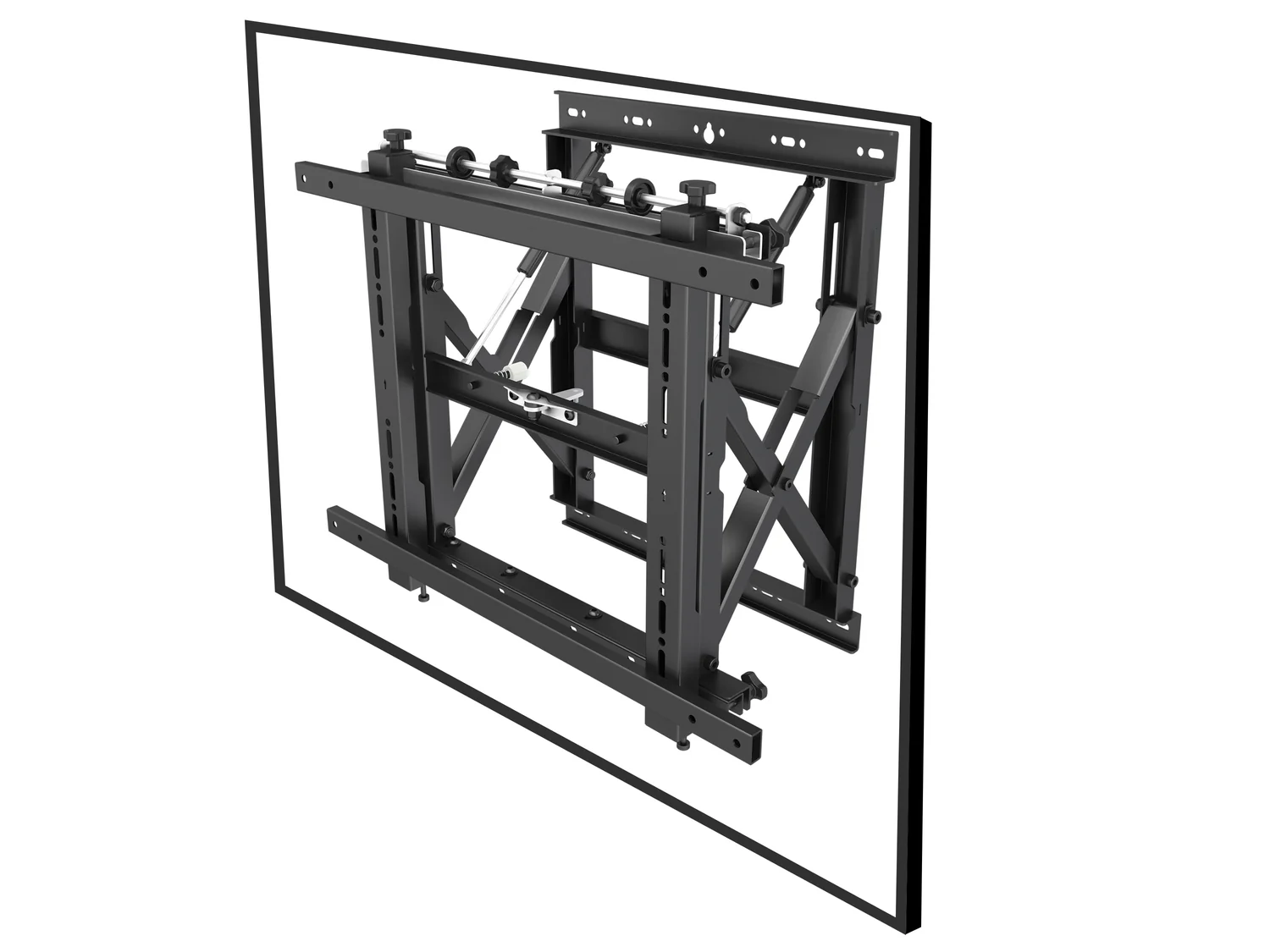 Suporte de parede para TV Equip 650325 Push-In Pop-Out 19"-55" VESA 600x400 50 kg vídeo wall - Imagem 3