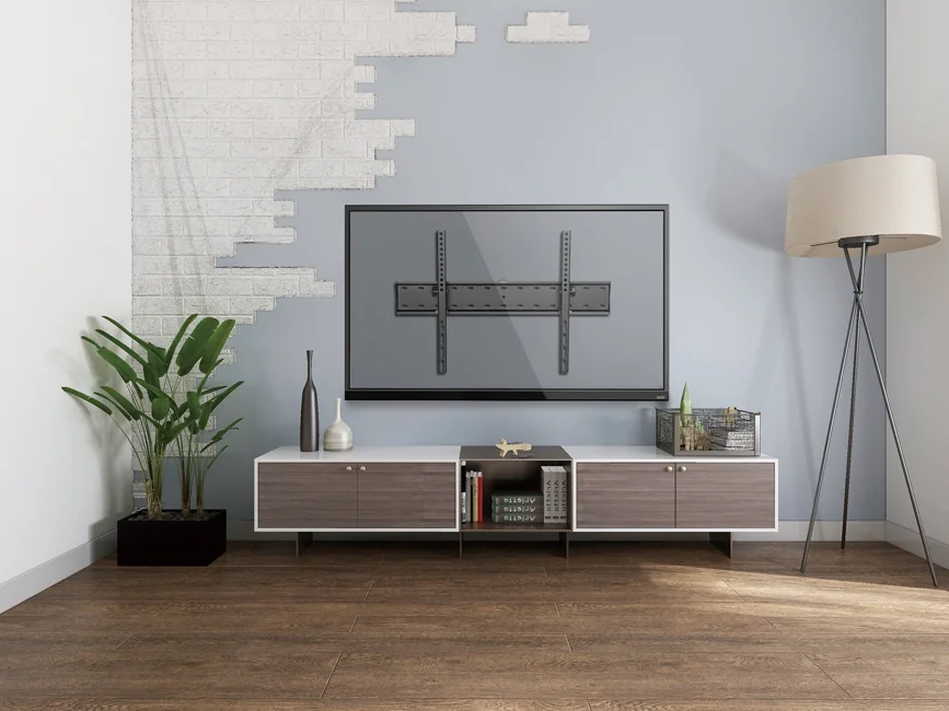 Suporte de Parede para TV com Inclinação 37"-75" até 40 kg em Aço Inoxidável – Equip - Imagem 6