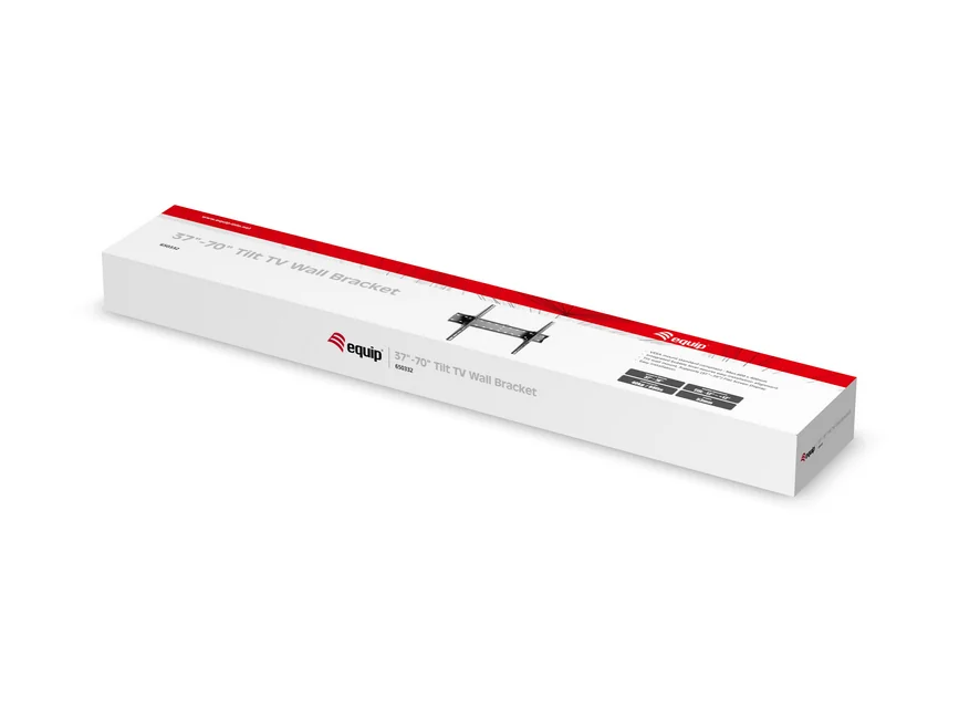 Suporte de Parede para TV com Inclinação 37"-75" até 40 kg em Aço Inoxidável – Equip - Imagem 7