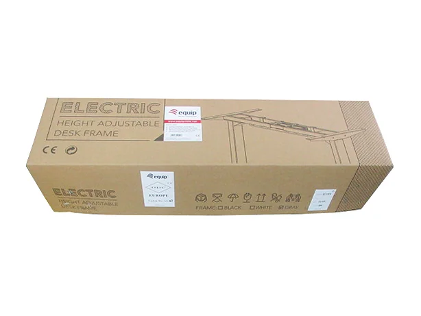 Estrutura elétrica de secretária Equip ERGO 3WAY sit-stand com motor duplo cinzento - Imagem 8