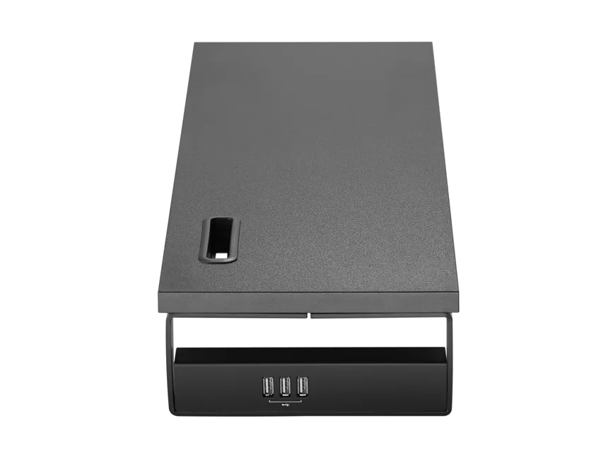 Suporte de Monitor para Secretária Equip com Hub USB 2.0 – Ergonómico, 3 Portas, 60 cm - Imagem 2