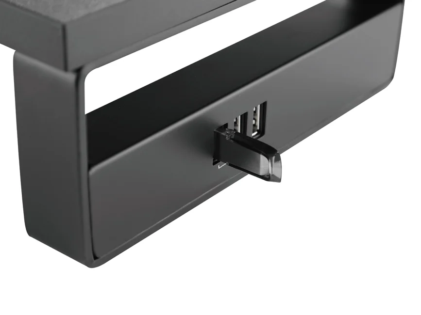 Suporte de Monitor para Secretária Equip com Hub USB 2.0 – Ergonómico, 3 Portas, 60 cm - Imagem 4
