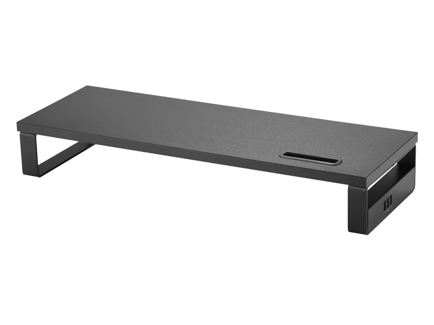 Suporte de Monitor para Secretária Equip com Hub USB 2.0 – Ergonómico, 3 Portas, 60 cm