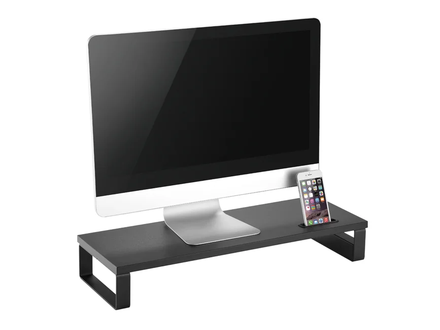 Suporte de Monitor para Secretária Equip com Hub USB 2.0 – Ergonómico, 3 Portas, 60 cm - Imagem 3