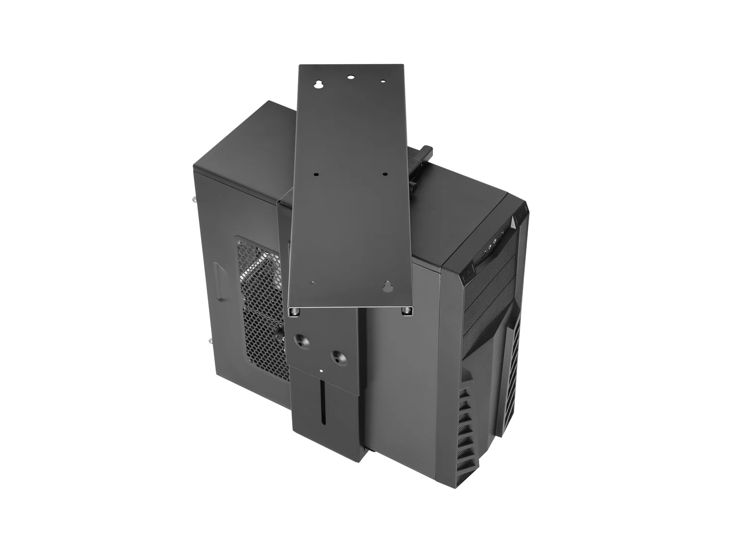 Suporte de secretária para CPU Equip 650892 ajustável rotação 180° aço preto 10 kg - Imagem 4