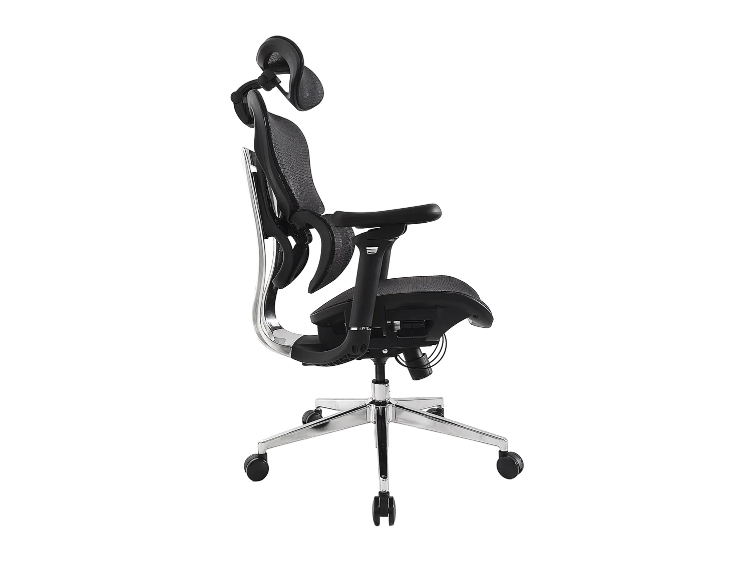 Cadeira de Escritório Ergonómica Equip 651051 – Encosto em Rede, Apoio Lombar e Encosto de Cabeça - Imagem 5