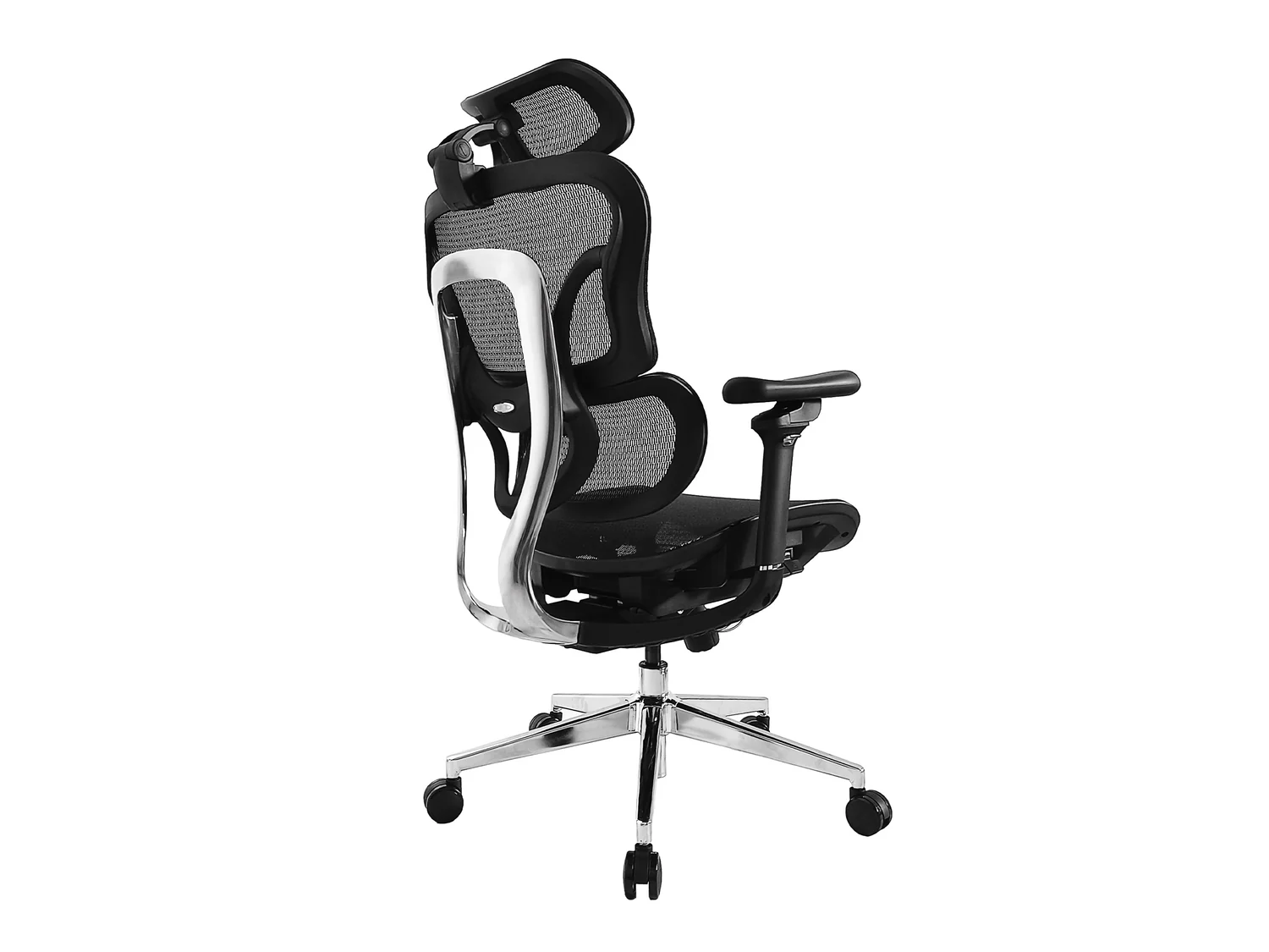 Cadeira de Escritório Ergonómica Equip 651051 – Encosto em Rede, Apoio Lombar e Encosto de Cabeça - Imagem 2