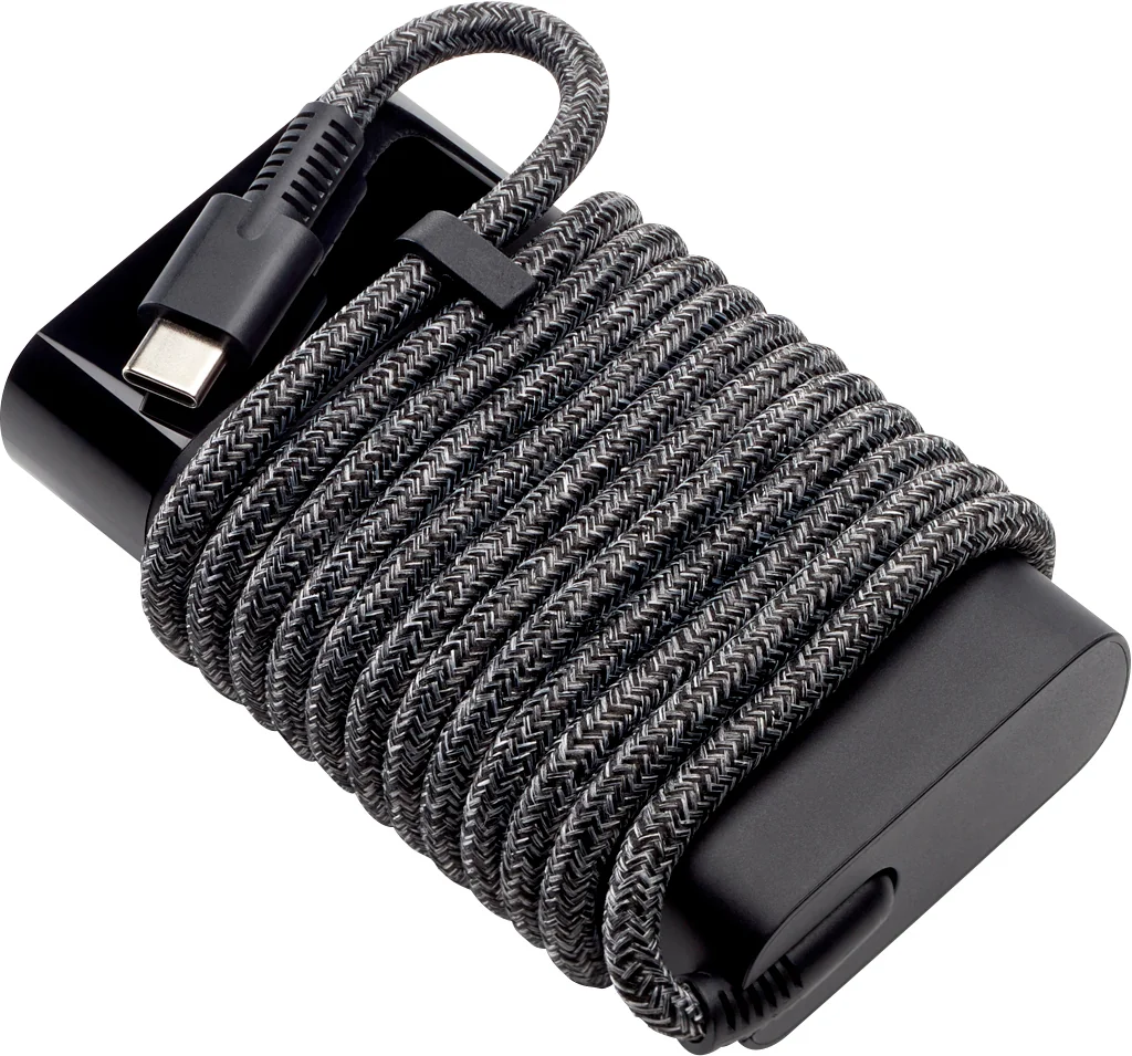 Carregador HP USB-C 65W para Portátil Preto Cabo USB Tipo-C Incluído - Imagem 2