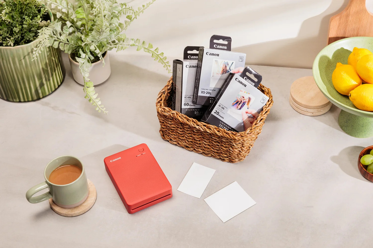 Impressora Fotográfica Portátil Canon SELPHY QX20 Branco Sand Wi-Fi Bluetooth Sublimação - Imagem 13