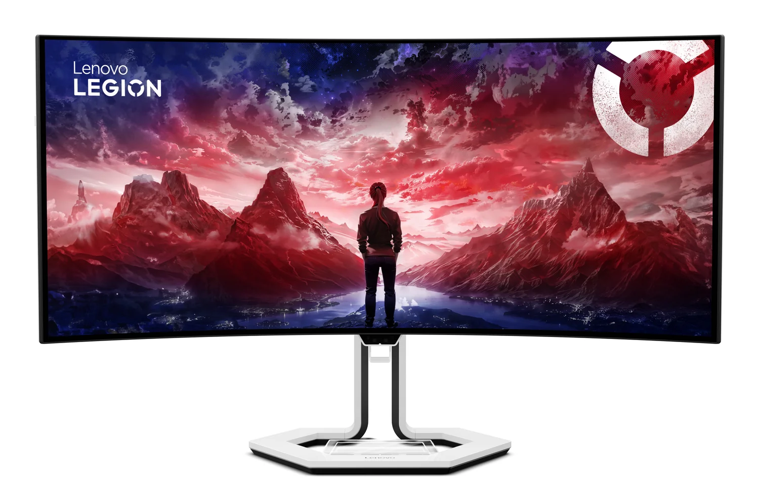 Monitor Gaming Lenovo Pro 34 WQHD OLED 240Hz 0.03ms Curvo 800R USB-C HDMI 2.1 DisplayHDR 400 True Black Preto