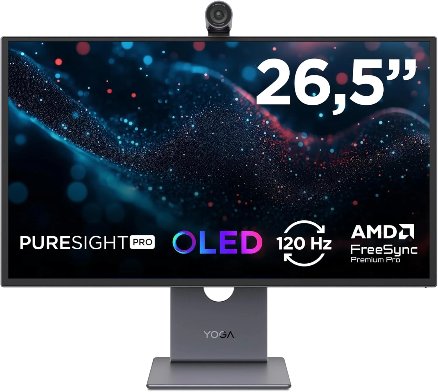 Monitor QD-OLED Lenovo Yoga Pro 27UD-10 27" 4K UHD 120Hz HDR400 USB-C - Imagem 5