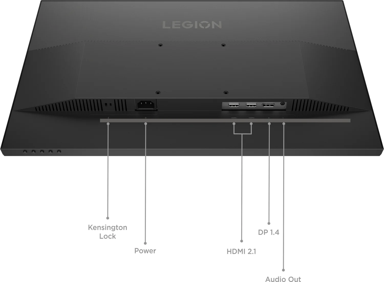 Monitor Gaming Lenovo Legion 24-10 23.8" Full HD IPS 240Hz 0.5ms HDR10 HDMI 2.1 Preto - Imagem 12
