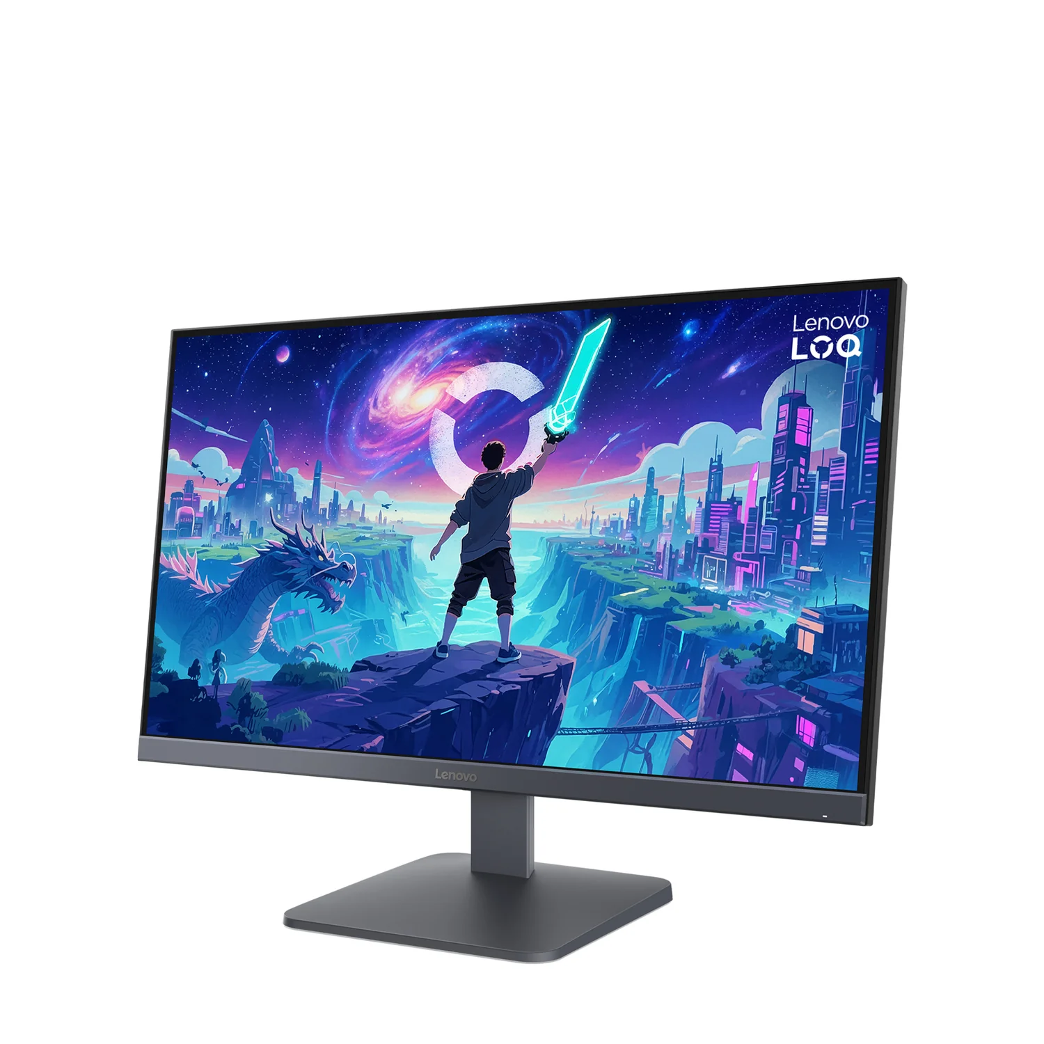 Monitor Gaming Lenovo LOQ 27Q-10 27" QHD IPS 180Hz HDR10 AMD FreeSync 0,5ms MPRT Preto - Imagem 4