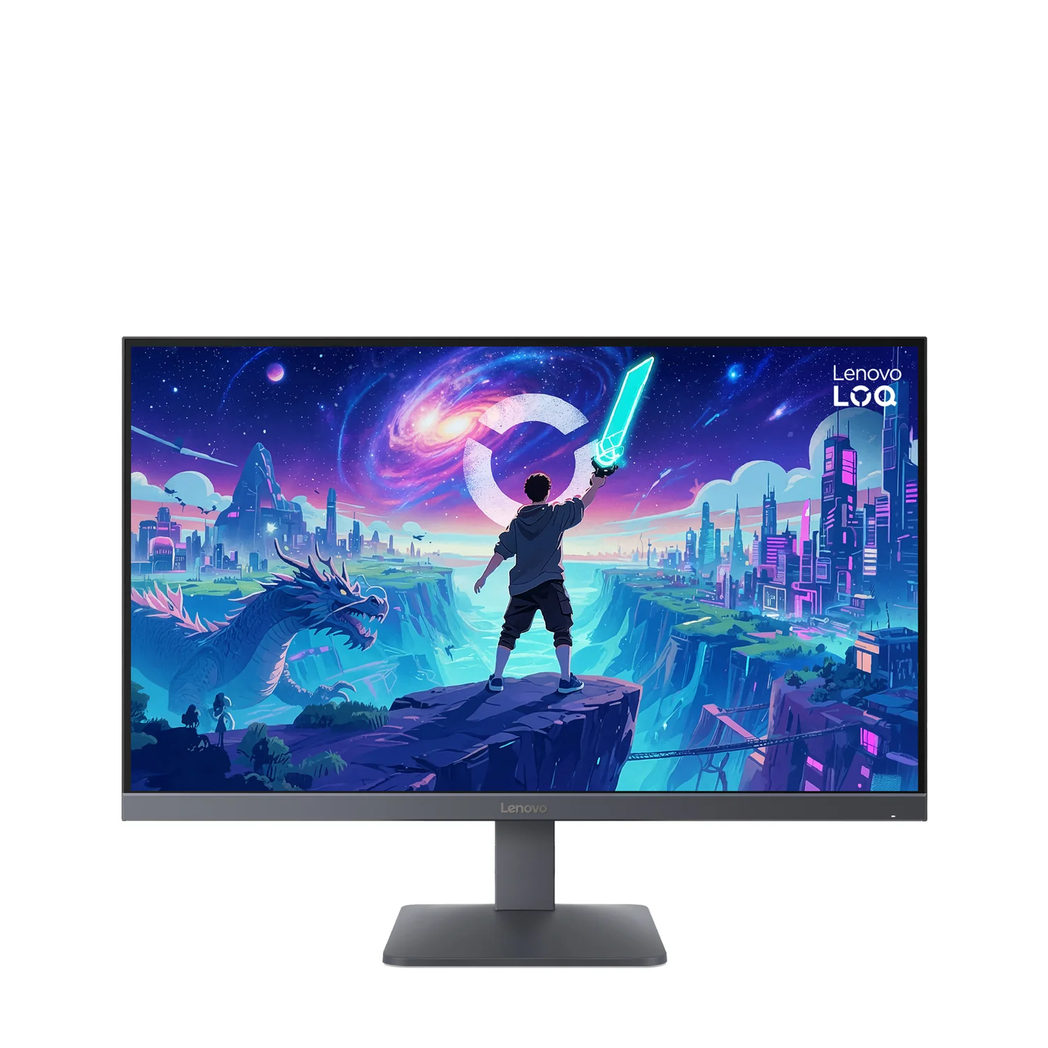 Monitor Gaming Lenovo LOQ 27Q-10 27" QHD IPS 180Hz HDR10 AMD FreeSync 0,5ms MPRT Preto