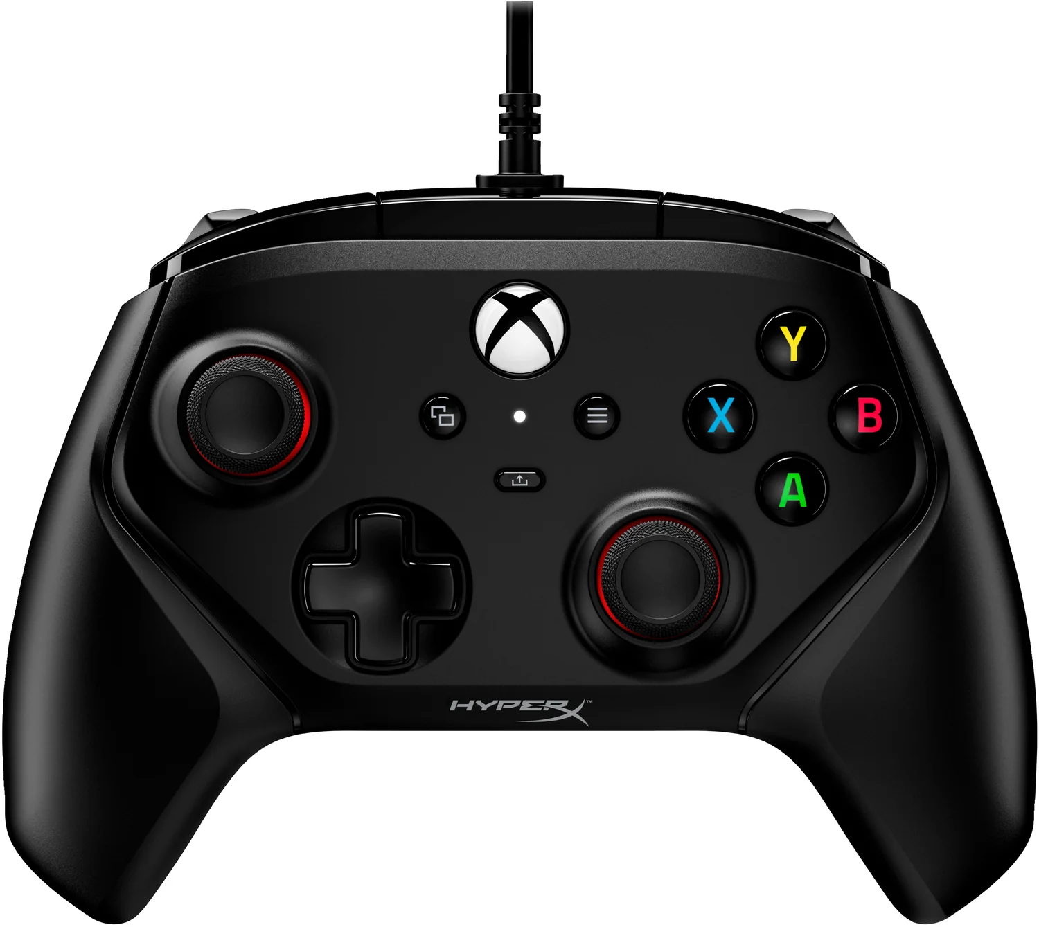 Comando Gaming HyperX Clutch Gladiate com Fios USB para Xbox e PC Preto - Imagem 1