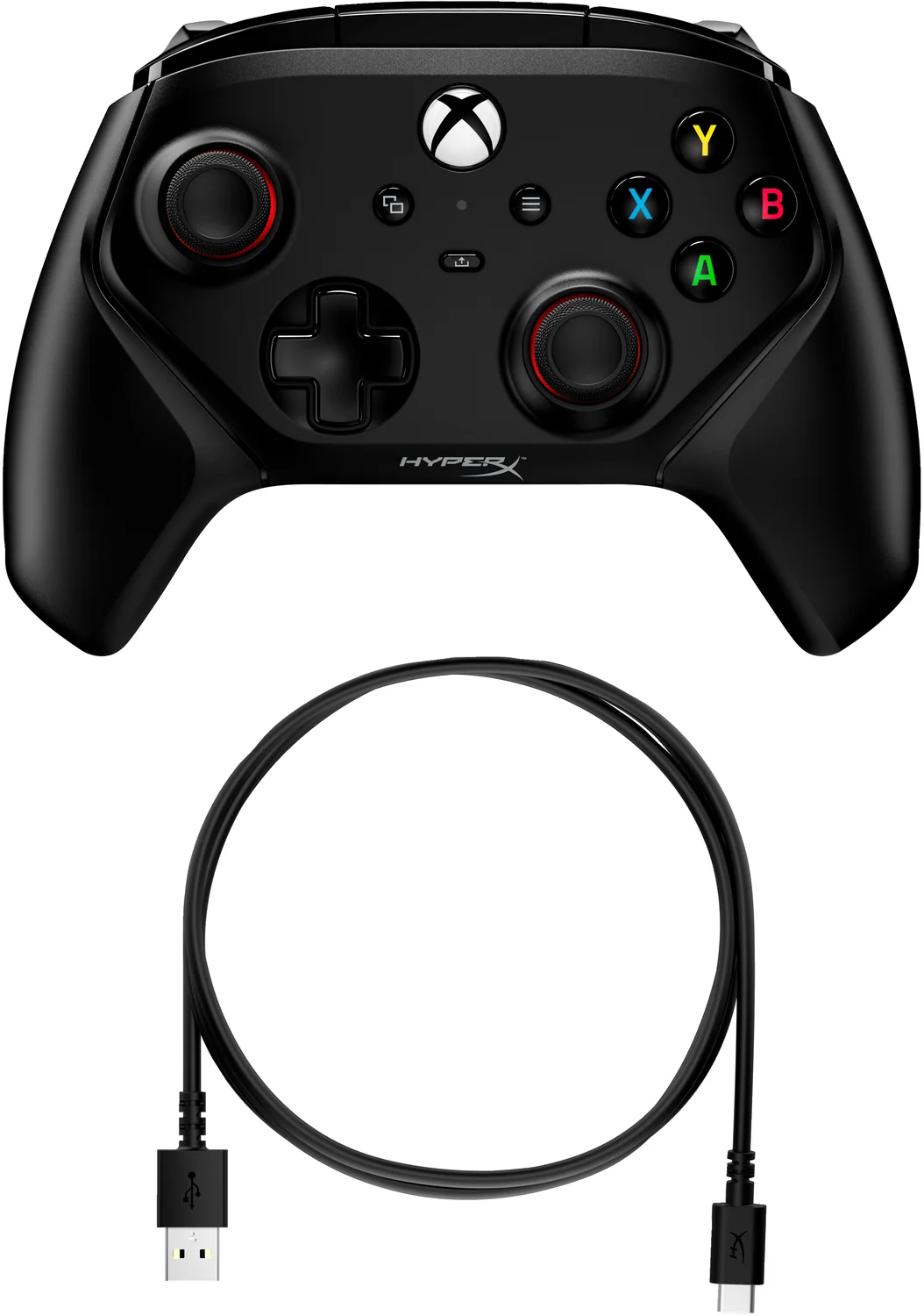 Comando Gaming HyperX Clutch Gladiate com Fios USB para Xbox e PC Preto - Imagem 5