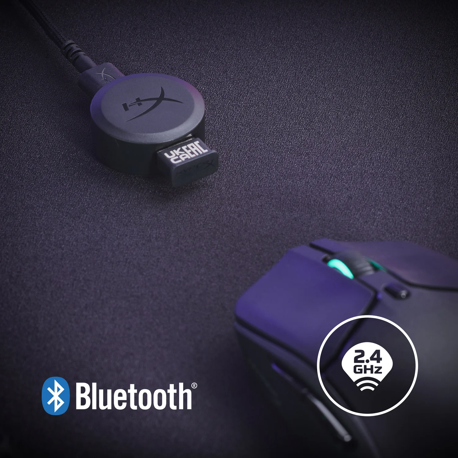 Rato Gaming Sem Fios HyperX Pulsefire Haste 2 Preto 26000 DPI Bluetooth RF - Imagem 6