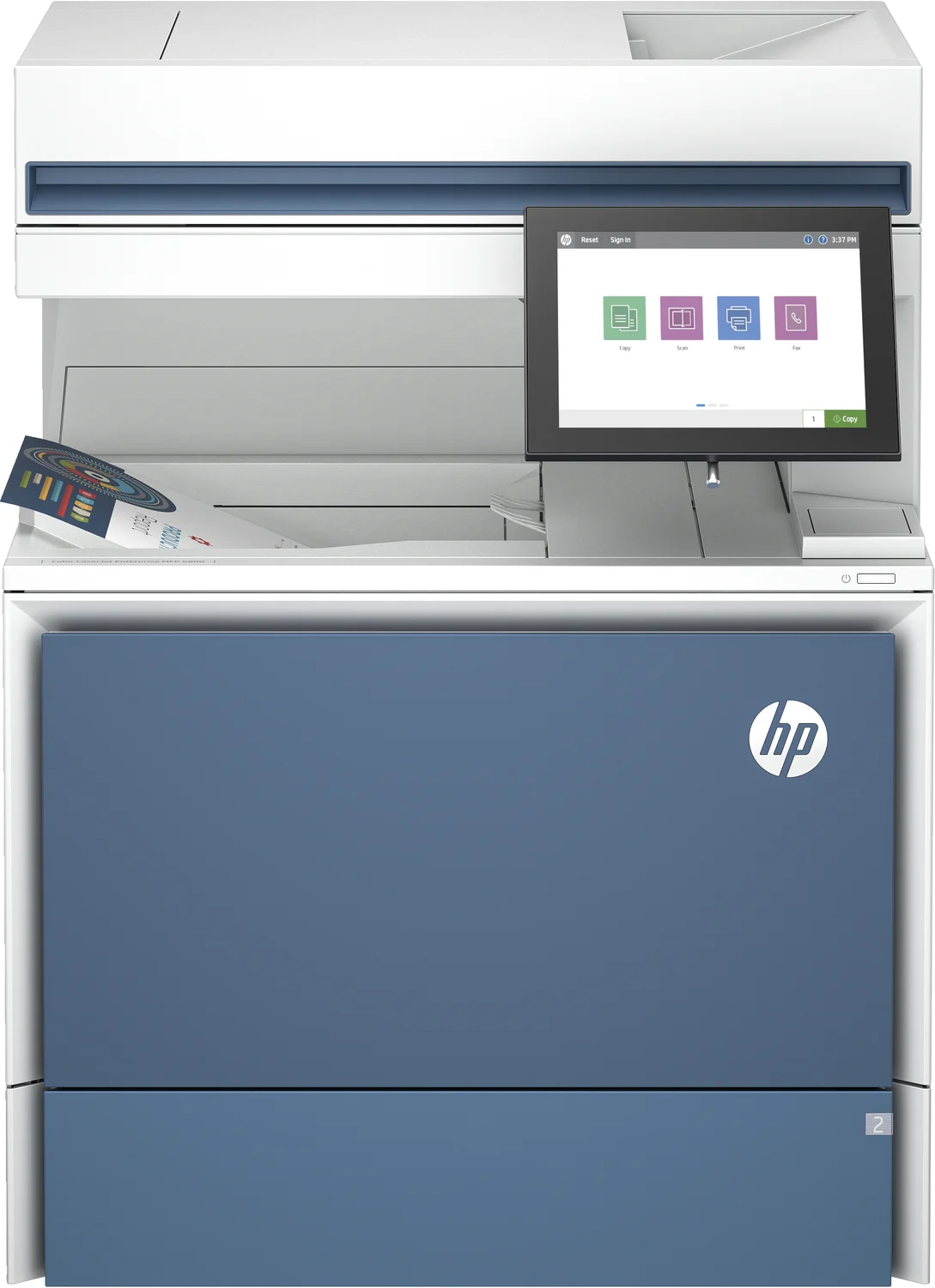 Impressora Multifunções Laser Cor HP Color LaserJet Enterprise 6800dn 52ppm A4 - Imagem 2