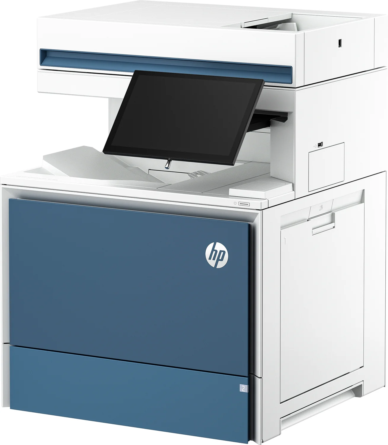 Impressora Multifunções Laser Cor HP Color LaserJet Enterprise Flow 6800zf 52ppm - Imagem 3