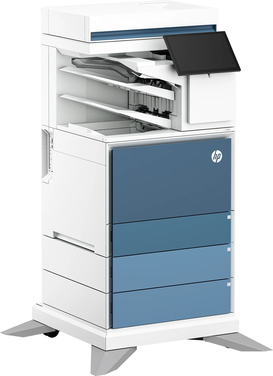 Impressora HP Color LaserJet Enterprise Flow MFP 6800zfsw Multifunções Cor Wi-Fi - Imagem 5