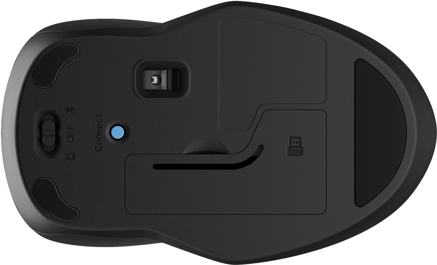 Rato Sem Fios HP 250 Dual Wireless Bluetooth 5.0 USB-A Preto 1600 DPI Silencioso - Imagem 5